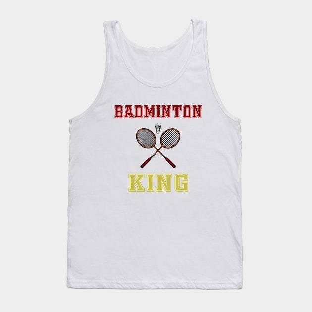 Badminton King Tank Top by TenomonMalke